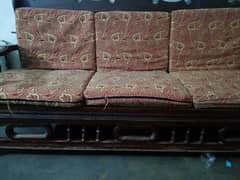 used Sofa set 3 piece single sofa 2 piece & 3 seats sofa