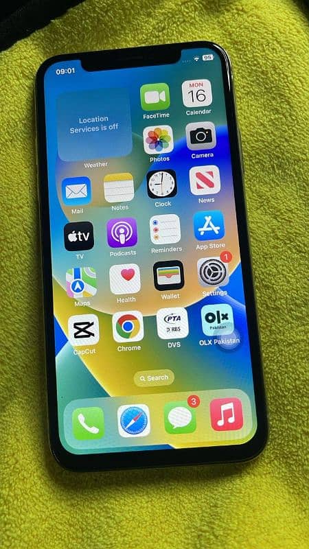 iphone x 64gb non PTA Sim working display change 3