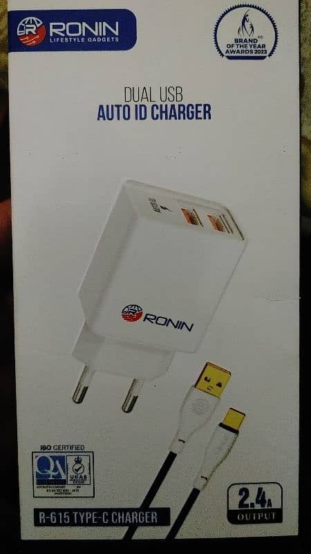 Ronin r615 type C Orignal fast charger with box 0