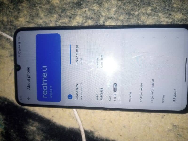 Realme Note 50 4+4ram 64rom 0