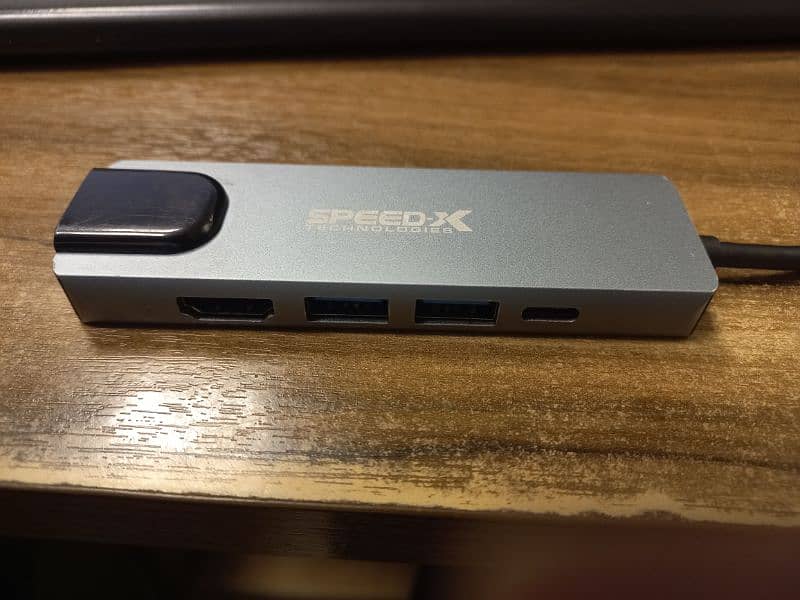 speedx 5 in 1 type c to hdmi + Usb + lan 2