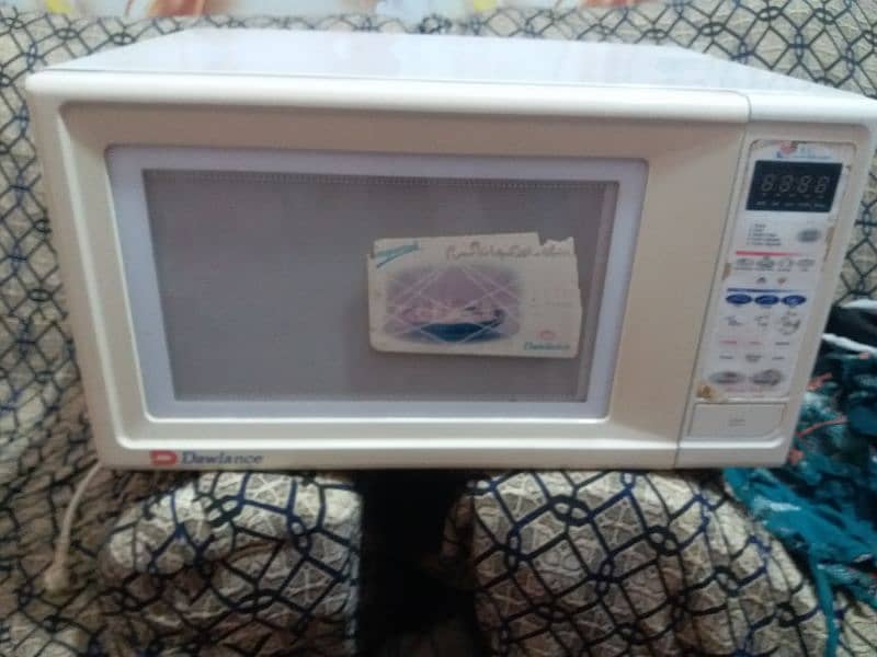 microwave + oven with grill 2 in 1 condition saf hai no fold 6