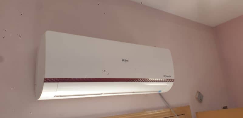 Haier AC new DC inverter, 1 ton, used for 2 months 1