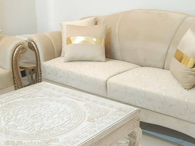 Sofa 6 seaters  (3+2+1) in Multyfoam and premium luxury Poshish 0