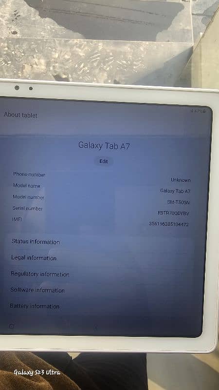 Samsung a7 tab [32GB] NON-PTA 4