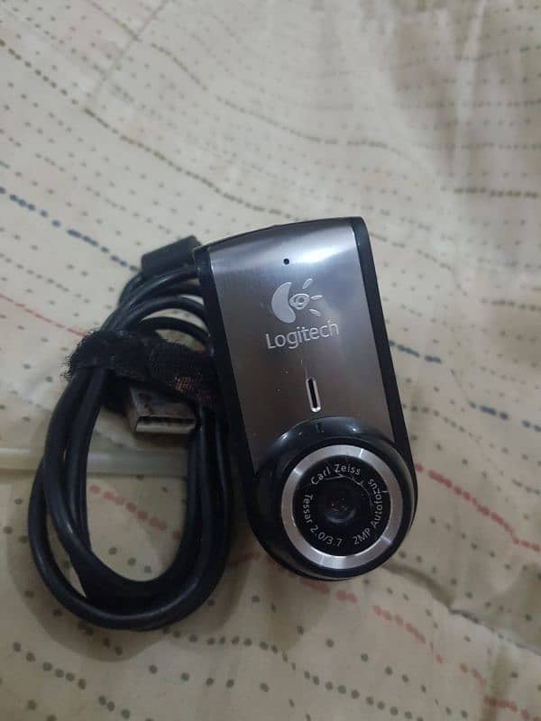 Logitech PC Laptop USB Webcam Carl Zeiss 5