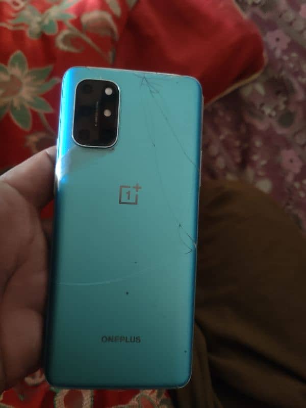 OnePlus 8t 12gb 256gb dual sim approved only back break 0