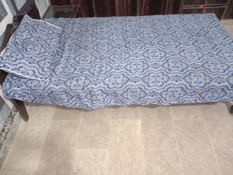 single bed with molty foam metress 3