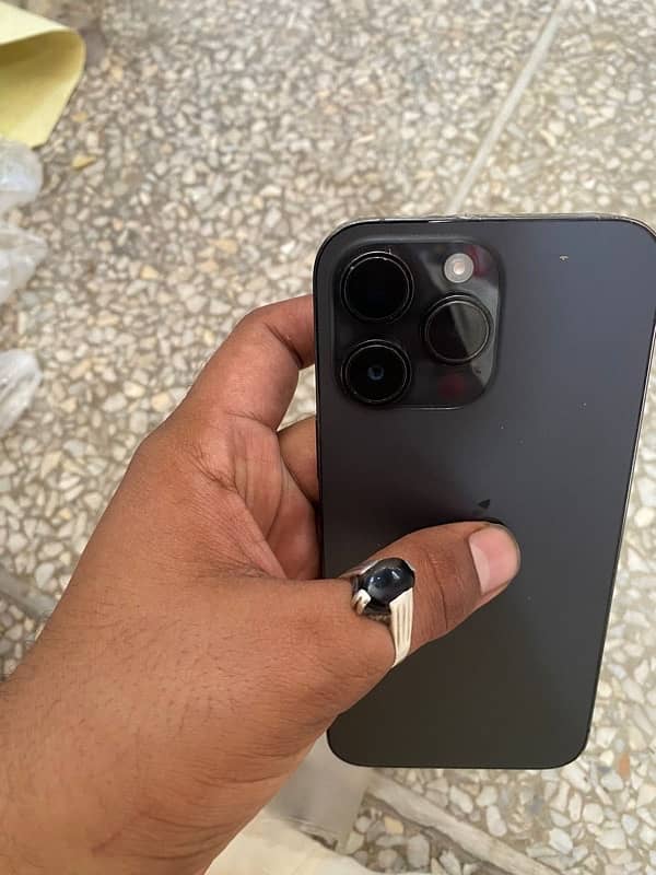 I phone 14 pro max 256gb deep black 1