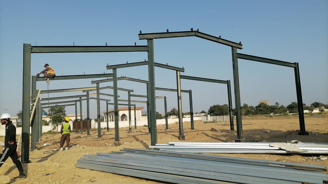 Swimming Pool Sheds All Type of Steel Work tensile sheds industrial 6