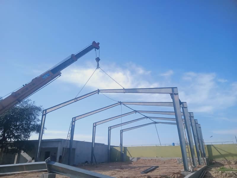 Industrial factory shed Dairy farm warehouse sheds steel 2