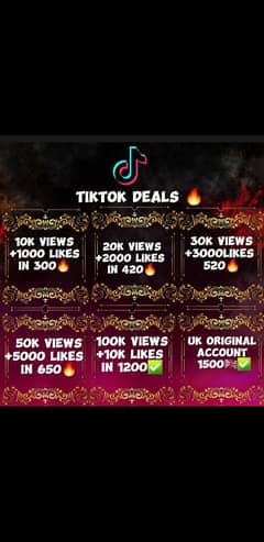 TIKTOK, YouTube,Facebook ki Paid PROMOTION