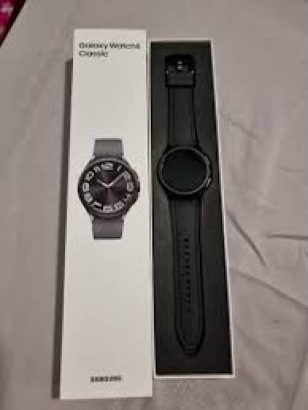 Samsung galaxy watch 6 classic 43mm just box open 0