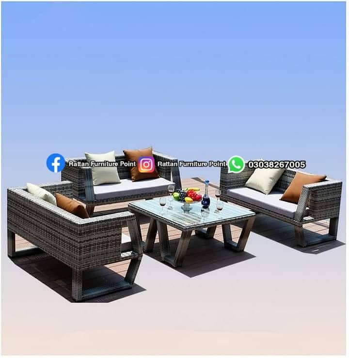 rattan furniture /rattan sofa/rattan chairs/garden sofa/cafe furniture 4