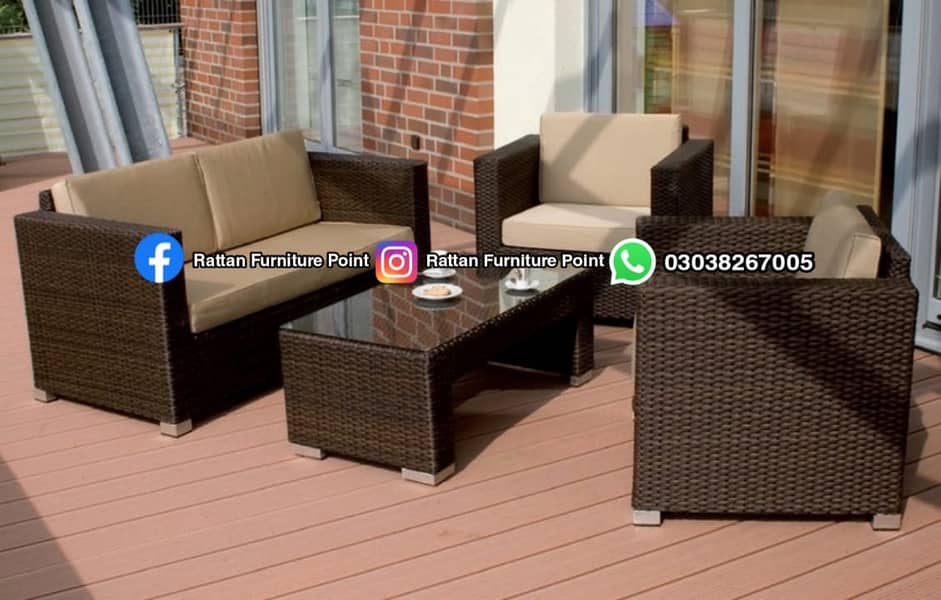 rattan furniture /rattan sofa/rattan chairs/garden sofa/cafe furniture 6