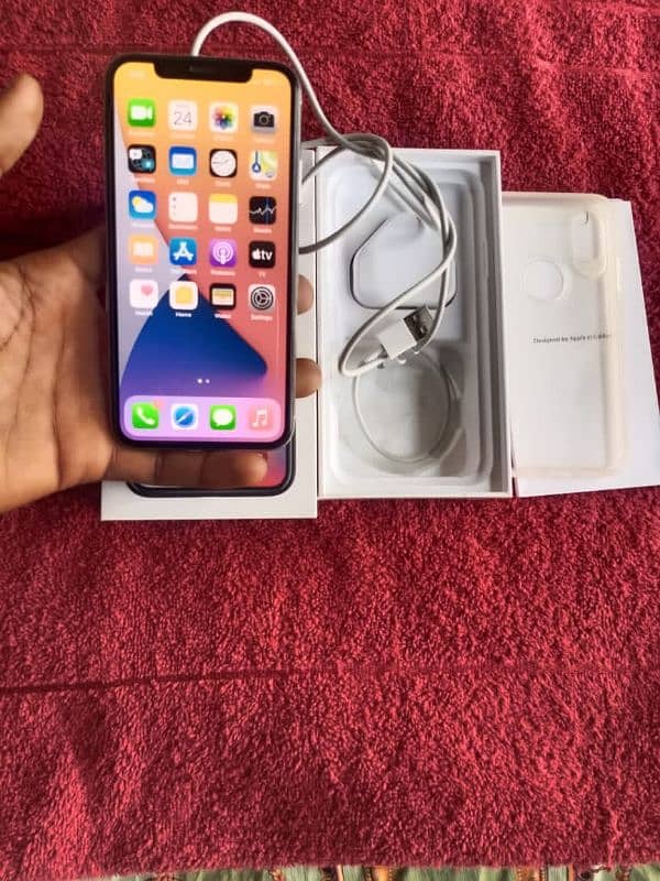 iPhone X 256 GB full box for sale PTA approved 1