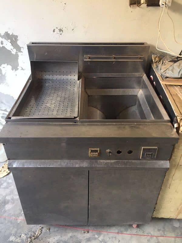 double basket fryer for sell 0