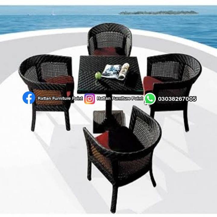 rattan sofa set/cafe furniture/sofa sets/Terrace Lawn chair/UPVC chair 16