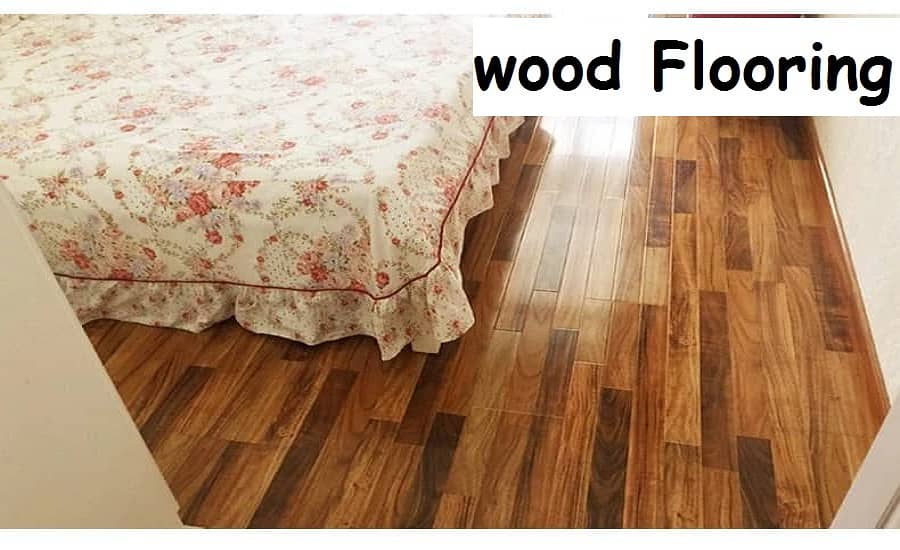 Wooden flooring vinyl floor / window blinds Roller blinds /wallpaper 8