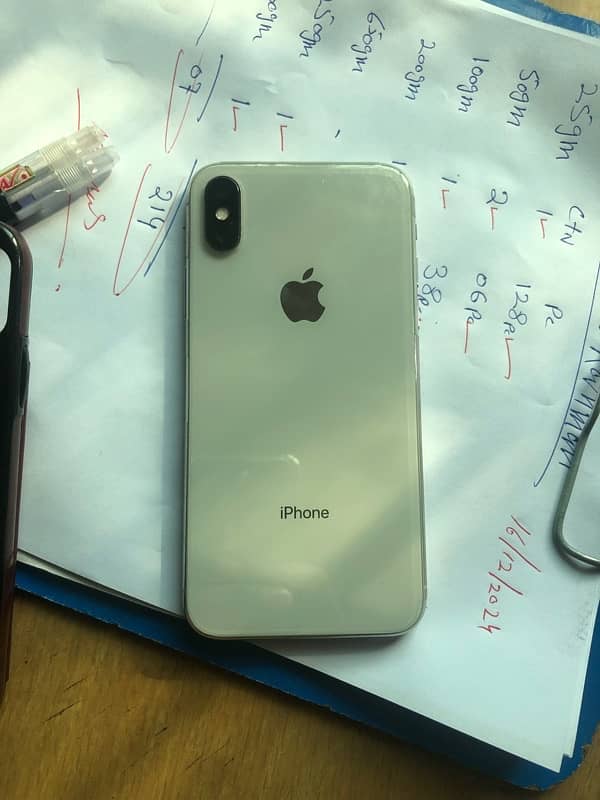 IPhone X 64gb PTA Approved water pack 0