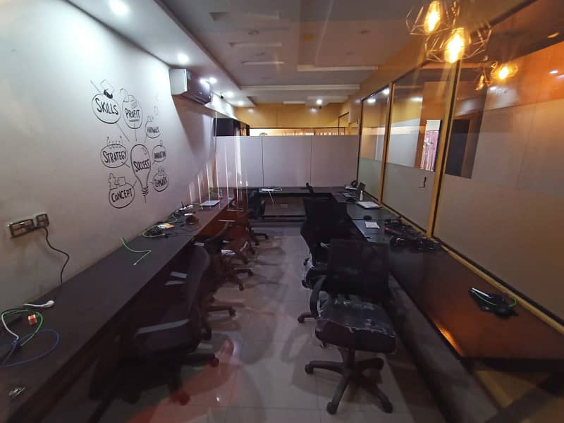 Fully Furnished Office With Premium Furnishing Available For Rent 23