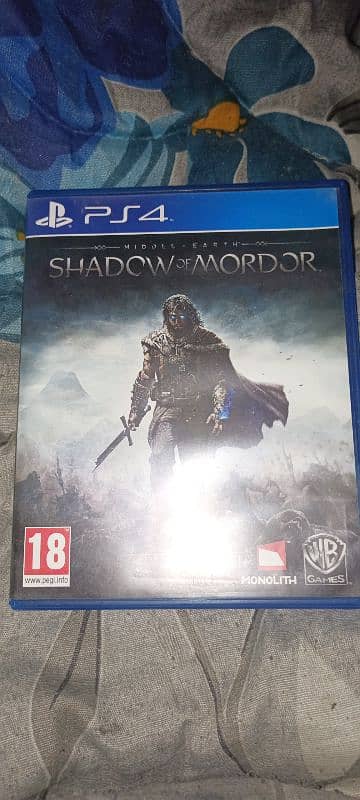 Shadow of Mordor PS4 For Sale Or Exchange 0