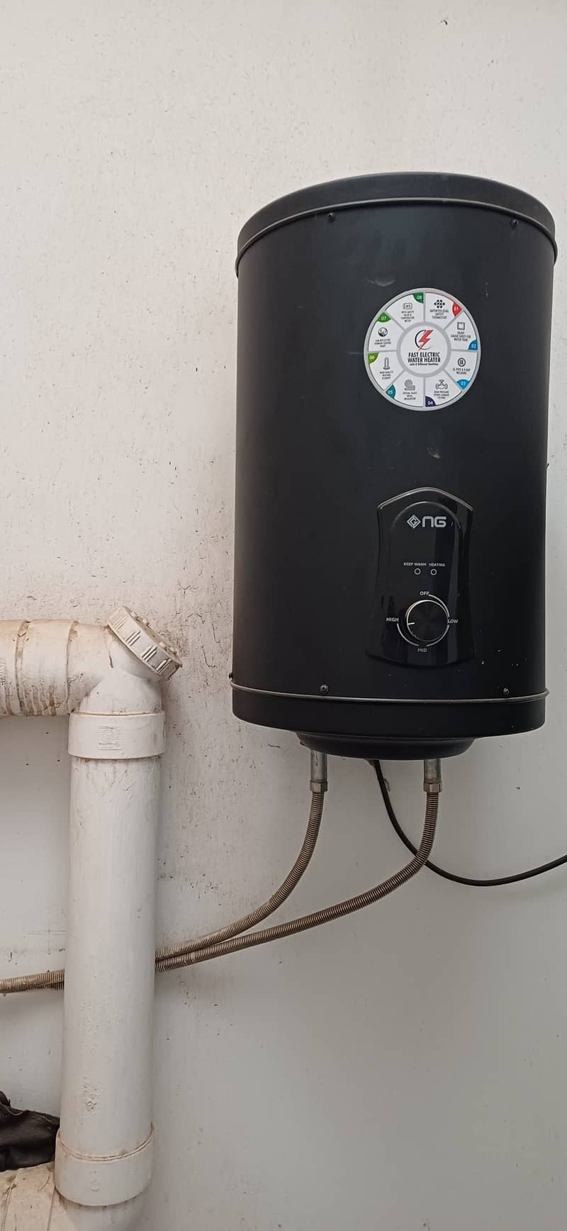 1 month used electric geyser 0