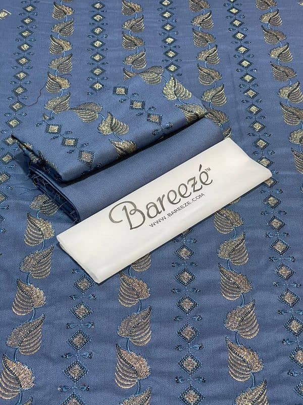 BAREEZE DHANAK EMB COLLECTION  2pc Suits RSB    *FABRIC DHANAK* 1