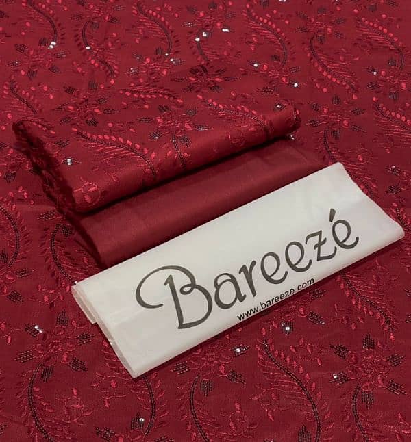 BAREEZE DHANAK EMB COLLECTION  2pc Suits RSB    *FABRIC DHANAK* 7