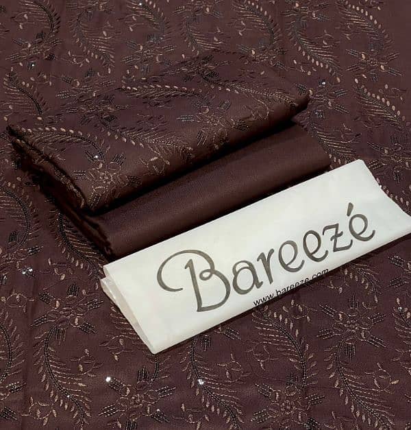 BAREEZE DHANAK EMB COLLECTION  2pc Suits RSB    *FABRIC DHANAK* 8