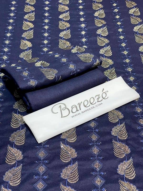 BAREEZE DHANAK EMB COLLECTION  2pc Suits RSB    *FABRIC DHANAK* 9