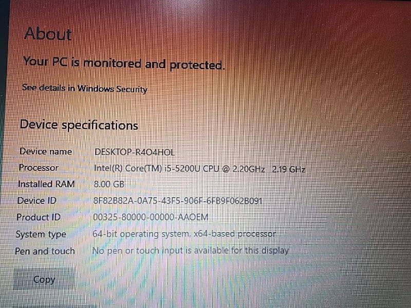 Dell Latitude E5450 core i5 5th Gen For Sale Rawalpindi 0