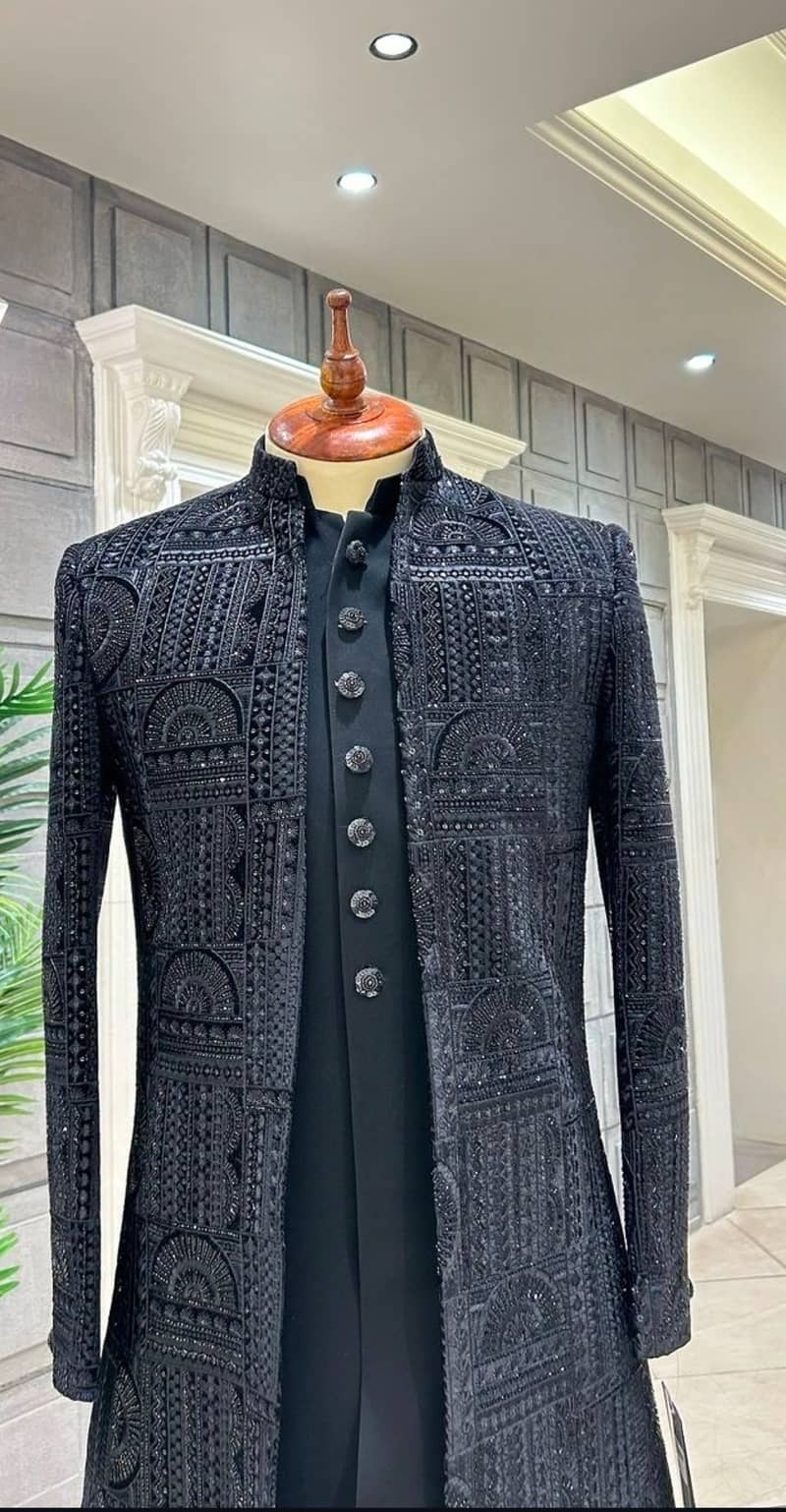 Branded Valvet Sherwani 1