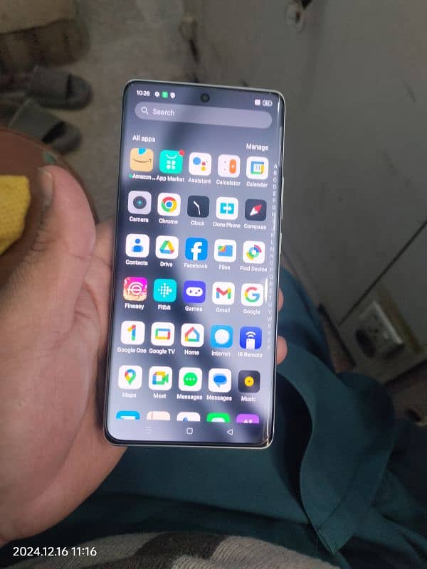 Realme gt6 silver color 16gb+512gb 10/10 full box for sale 1