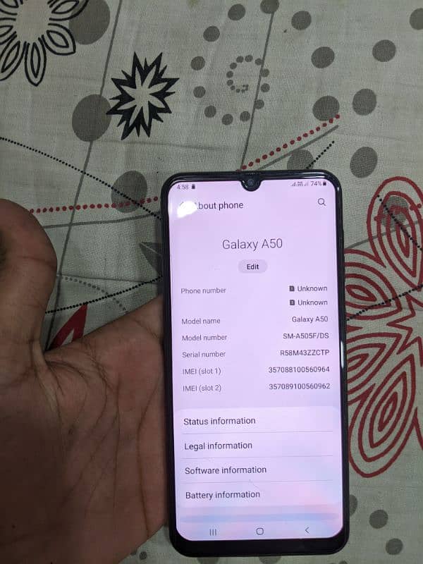 Samsung Galaxy A50 4gb ram 128gb memory 1