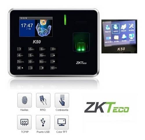 ZKTECO K50 K40 MB20 MB360 MB460 UFace800 Biotime Web & Cloud Solution 3