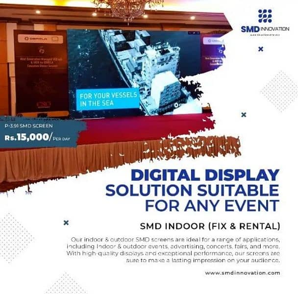 Smd | smd screen on rent | smd on rent for events in karachi 0