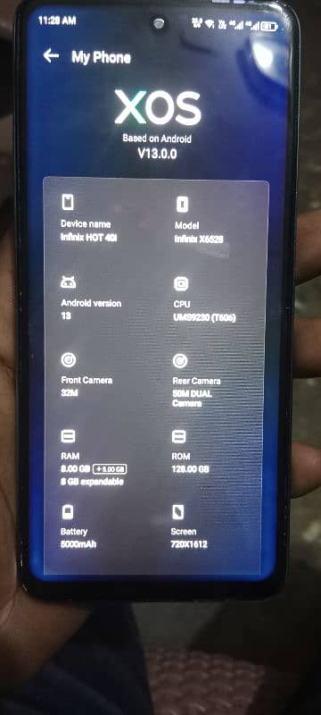 Infinix Hot 40i   8 /128 5