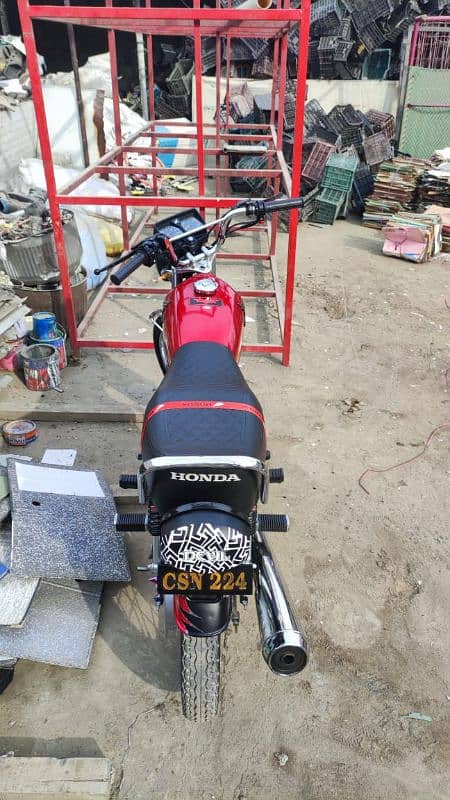 honda 125 self start lush condition 3