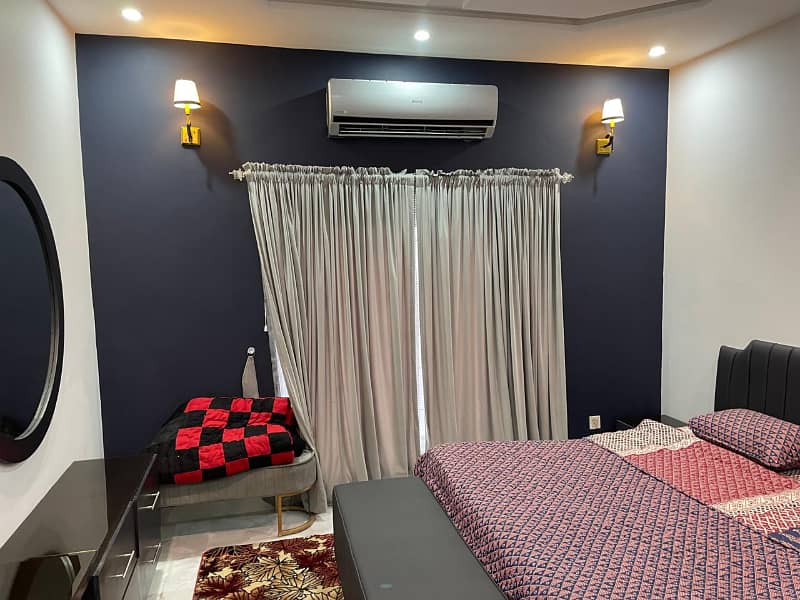 10 Marla Fully Furnished Lower Portion available for rent near Clock Chowk at a very prime location of Rafi Block, Bahria Town Lahore 7