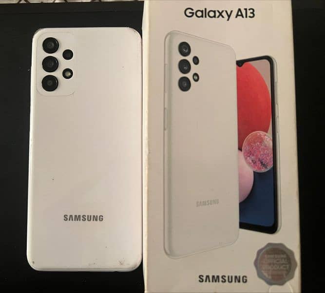 Samsung A13 4gb 64gb Android 14 dual sim pta Approved 0