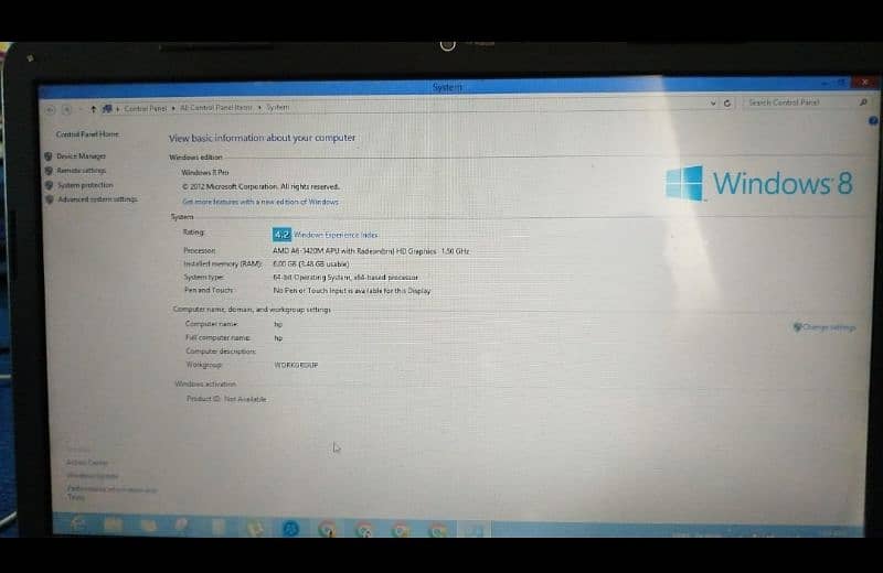 HP Pavilion g6 Notebook PC/ laptop in good condition 6