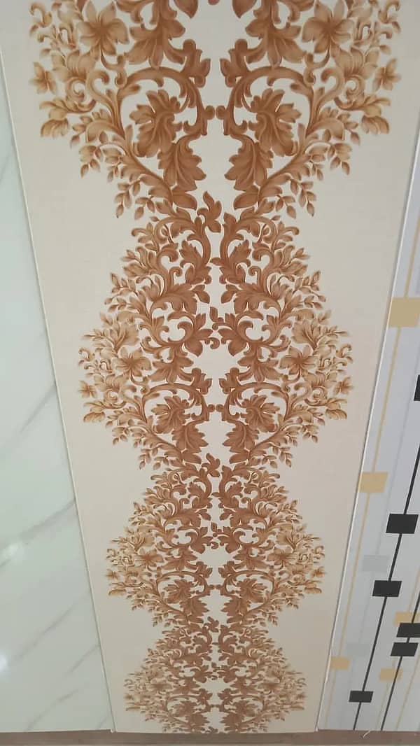 Pvc wallpaper Pvc Wall Panel Pvc Vinyl flooring & Wooden floor 4