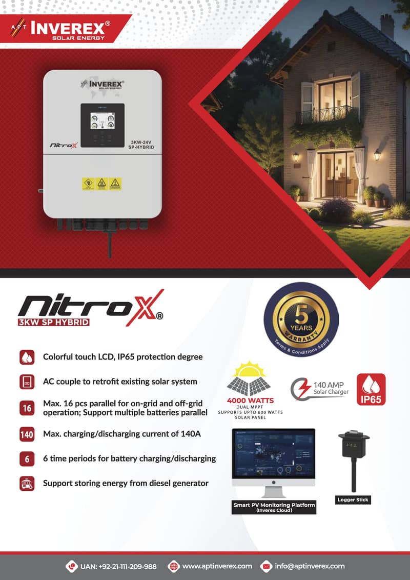 Nitrox Hybrid 3kw Single Phase 0