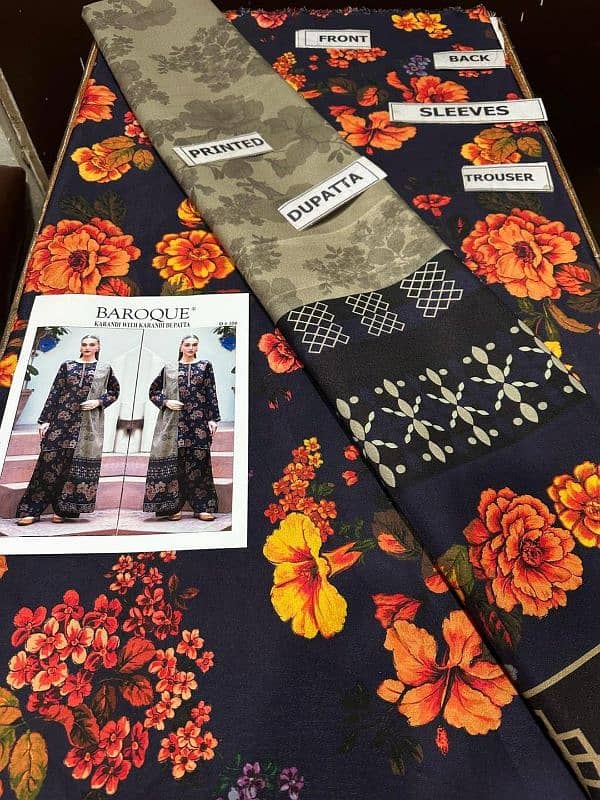 Shirt Fabric: Karandi 3 piece 3