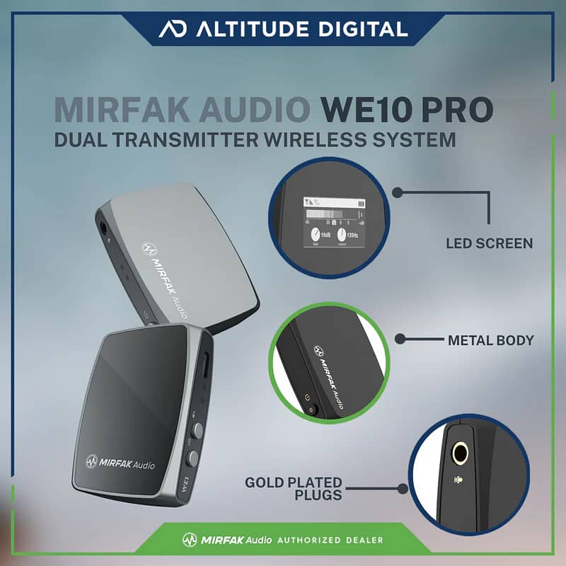 Good News Content Creator - WE10 PRO Compact Wireless Microphon 0