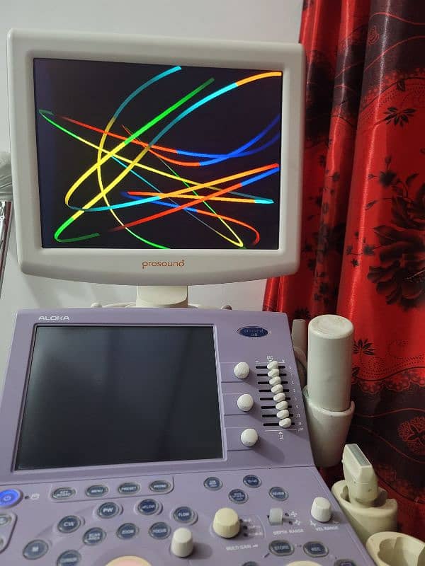 Aloka prosound Alpha 6 ultrasound machine 0