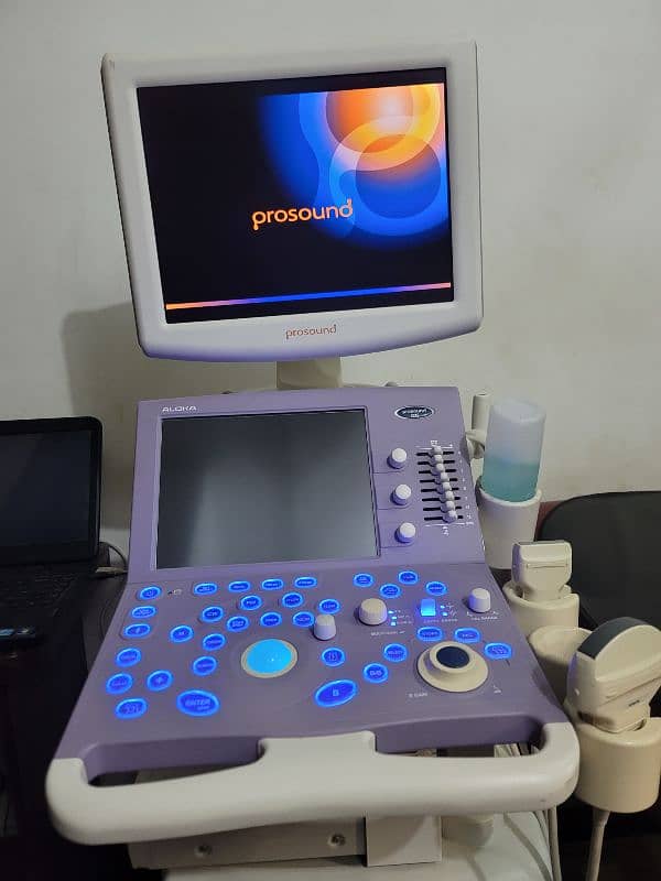 Aloka prosound Alpha 6 ultrasound machine 1