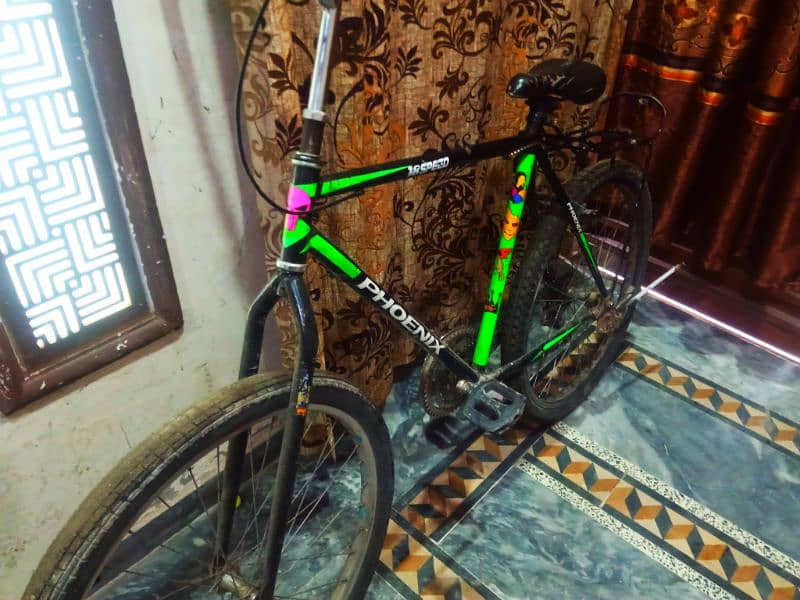 1 month used phoenix bicycle for sale whatsapp no  03488916537 2