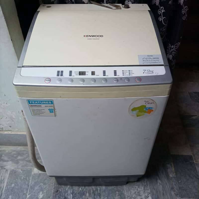 Kenwood fully automatic washing machine 4